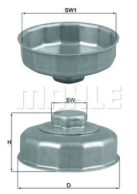 WILMINK GROUP Õlifiltri võti WG1217259